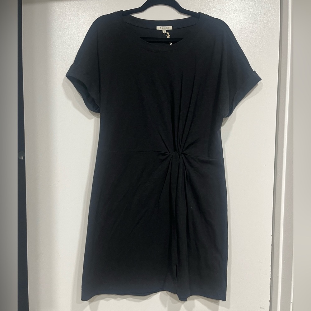 Z Supply Black Sophia Slub Dress